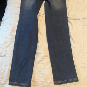 Blue J W Mascas skinny jeans with a cool design on waist.